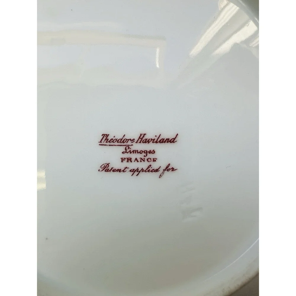 Theodore‎ Haviland Limoges Two Salad Plates Schleiger 855B France Vintage